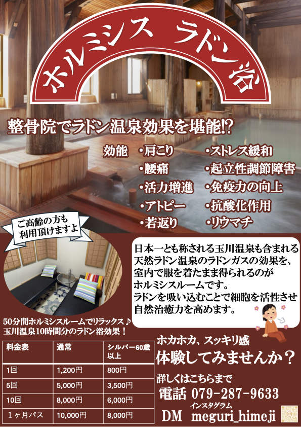 ホルミシス診療じk